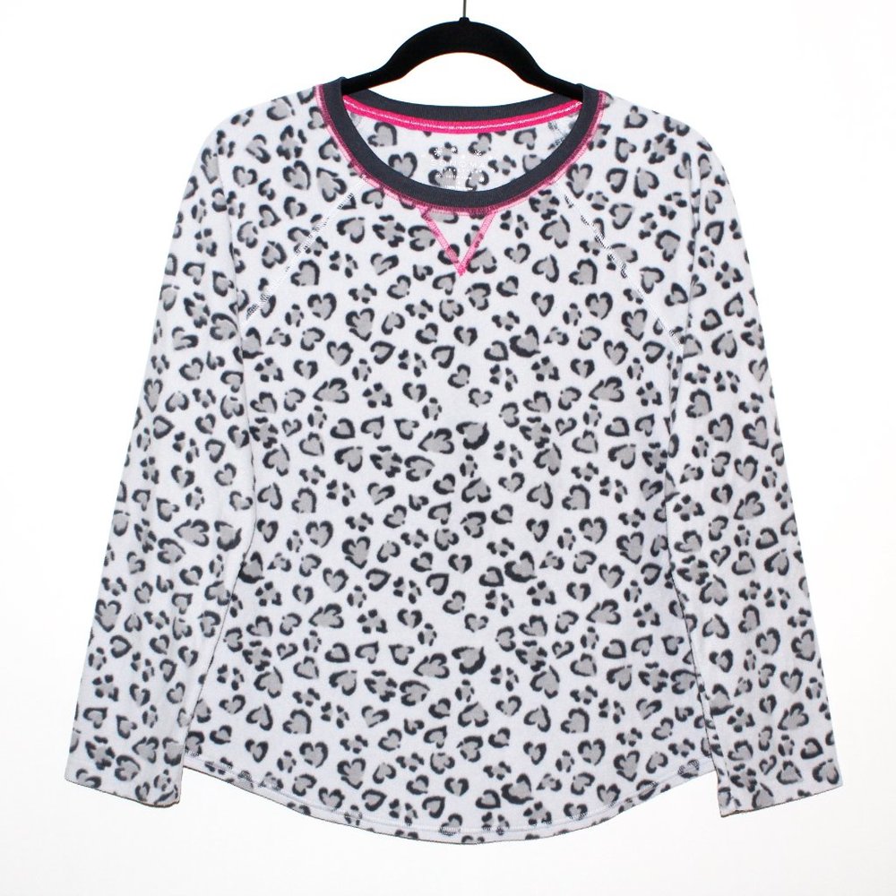 Sonoma Life + Style Fuzzy Leopard Print Pajama Set
